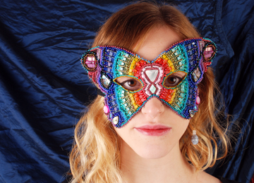 Bead mask on sale